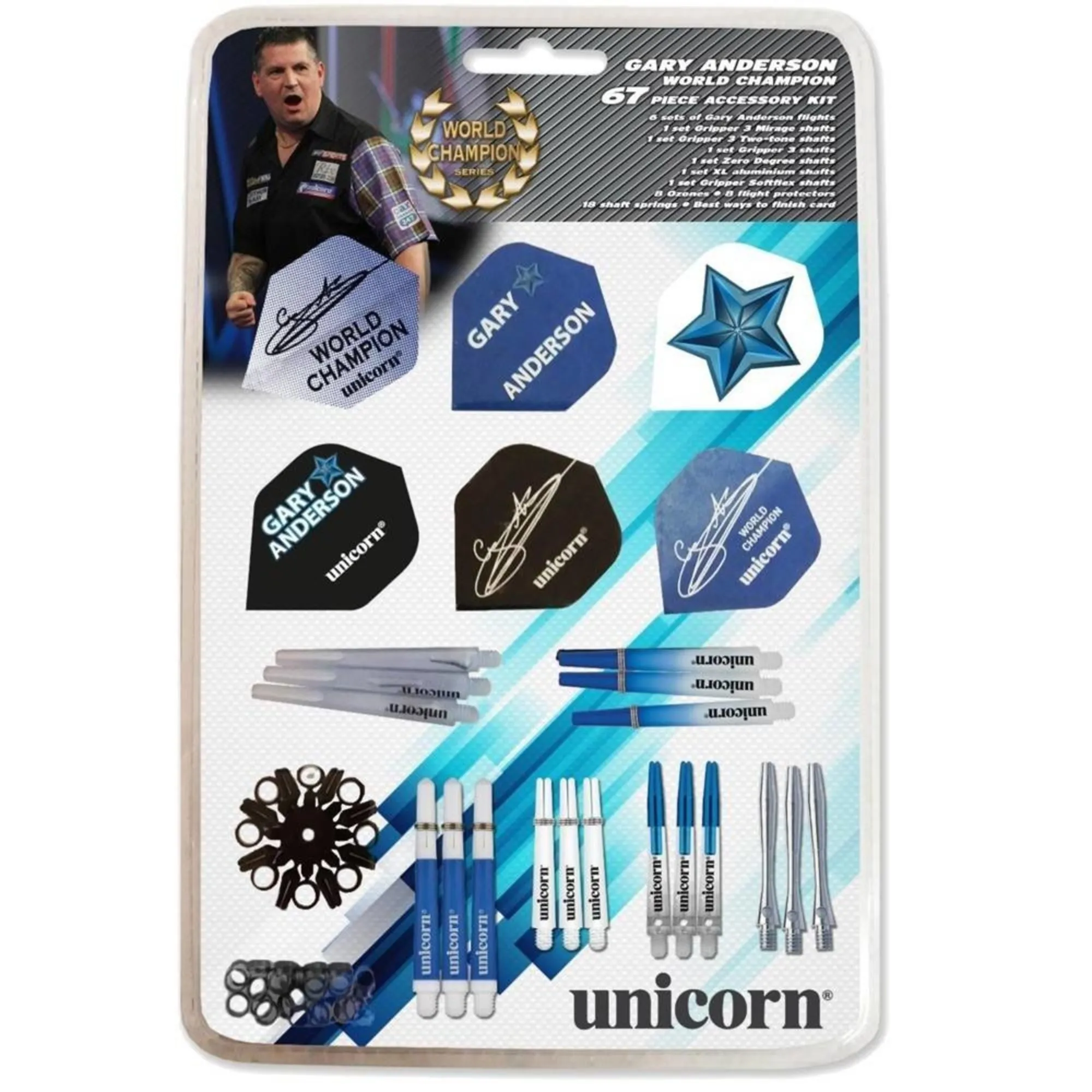 Zestaw Unicorn GARY ANDERSON Darts Tune Up Kit 71876