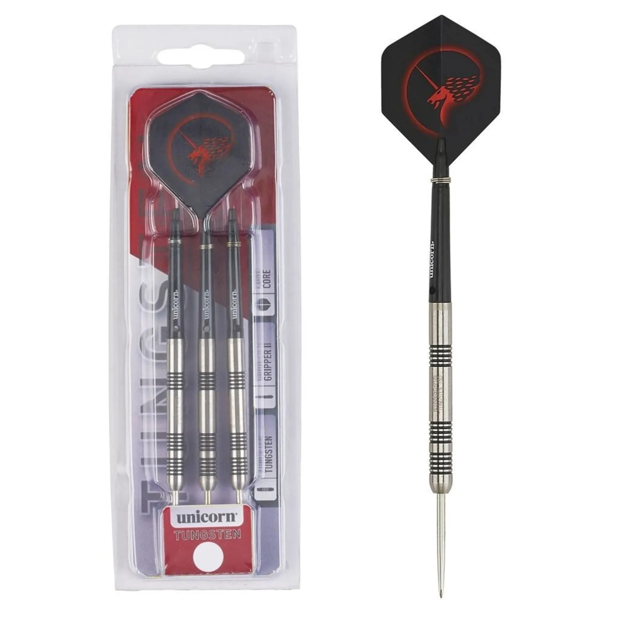 Rzutki Unicorn Core Plus Win tungsten darts 21g ostre 08630