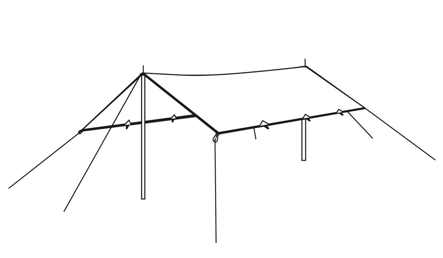Tarp turystyczny Robens Tarp 2.5 x 1.8 m