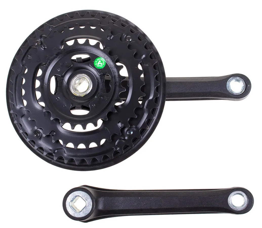 Mechanizm korbowy Amar FORCE 1 24-34-42T 170mm czarny z osłoną