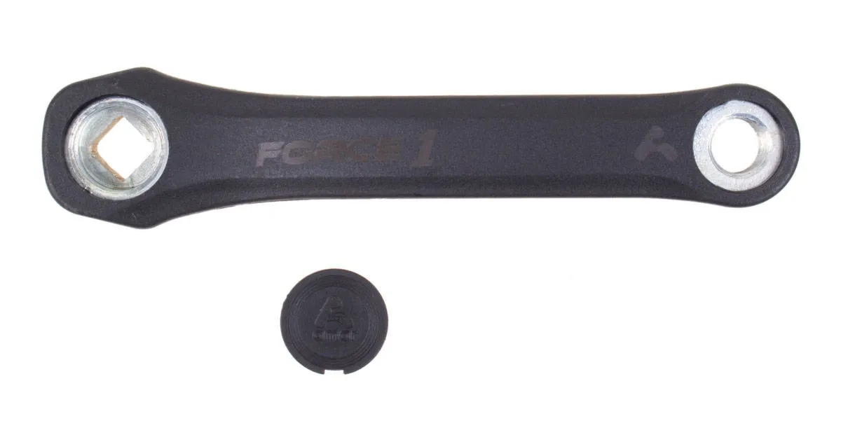 Korba lewa Force 1 150 mm kwadrat stal-pcv czarna