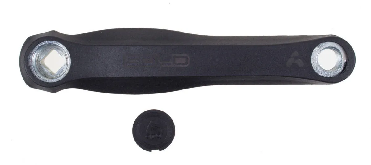 Korba lewa Bold 170 mm kwadrat stal-pcv czarna