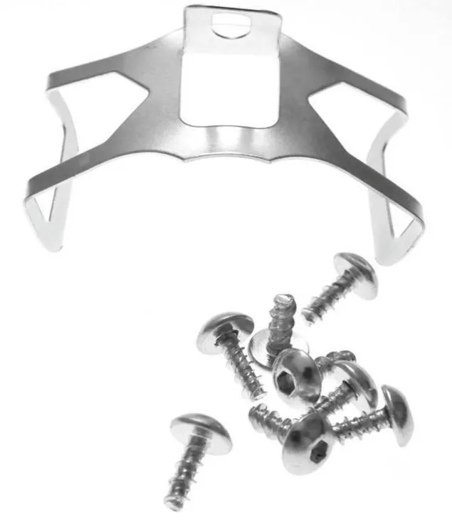 Błotnik Orion 28" x 48 mm srebrny kpl z chlapaczem