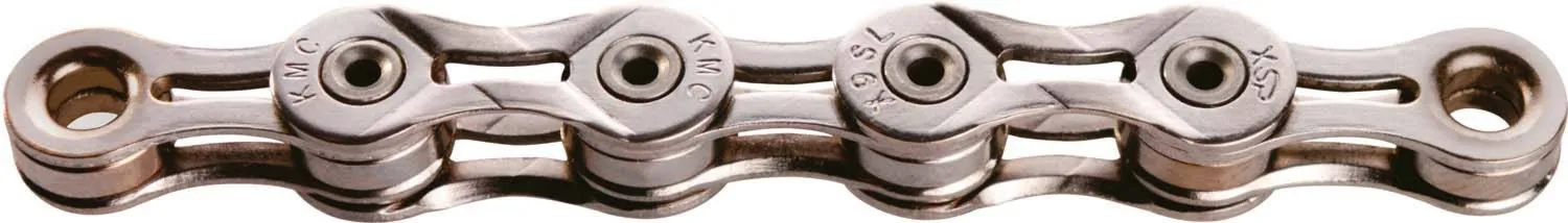 Łańcuch 9-rzęd KMC X-9SL 114-ogniw niklowany (Super Light) z zapinką