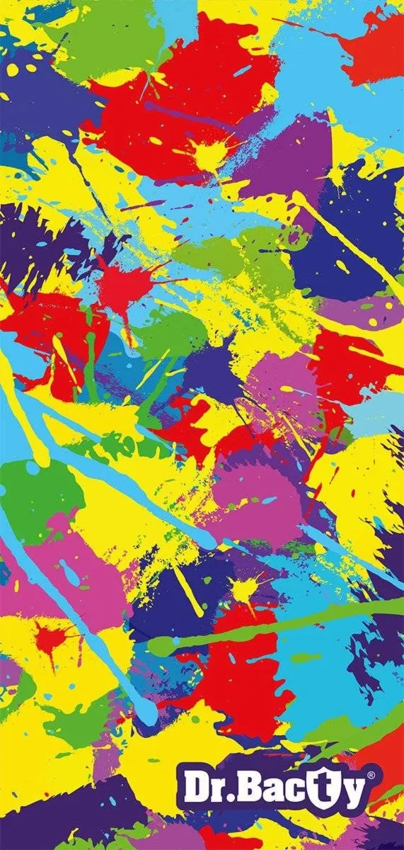 Ręcznik na siłownię szybkoschnący z powłoką antybakteryjną Dr.Bacty 60x130 - Paint