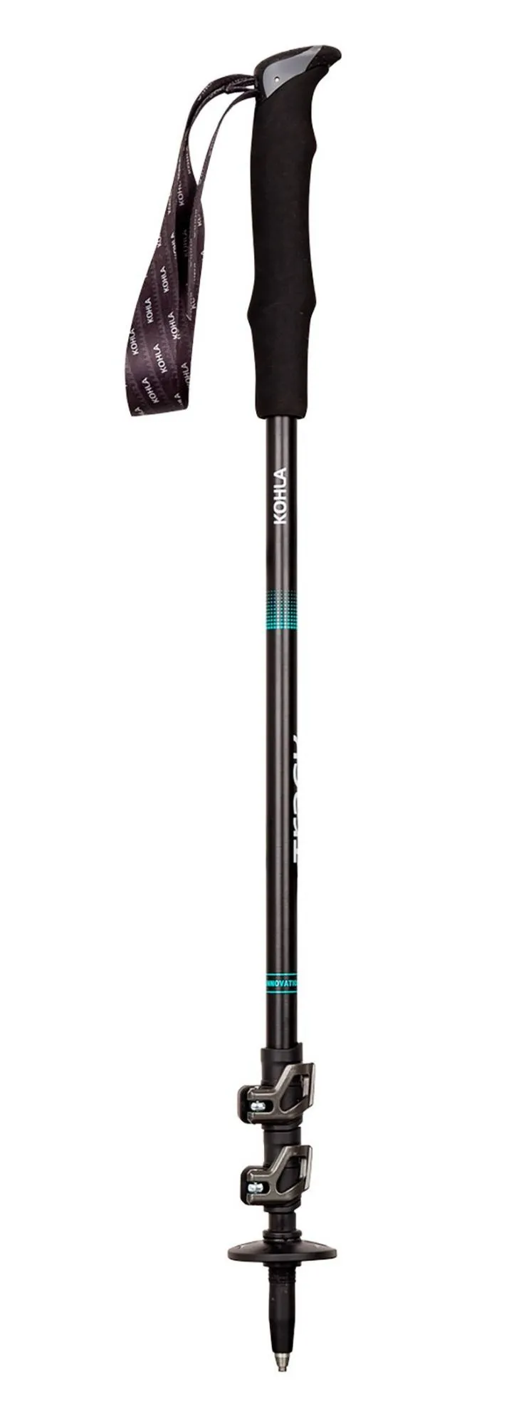Kije trekkingowe Kohla Track Pole - black/florida keys