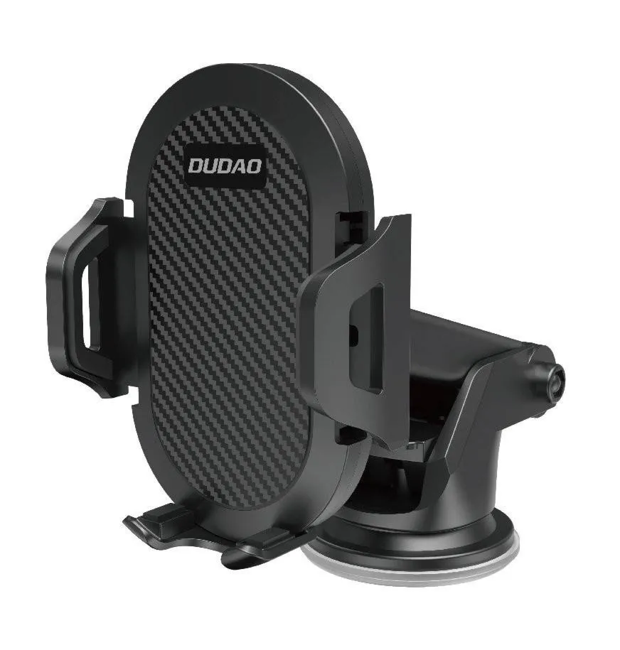 Uchwyt samochodowy teleskopowy grawitacyjny na szybę deskę rozdzielczą czarny Dudao F2S black