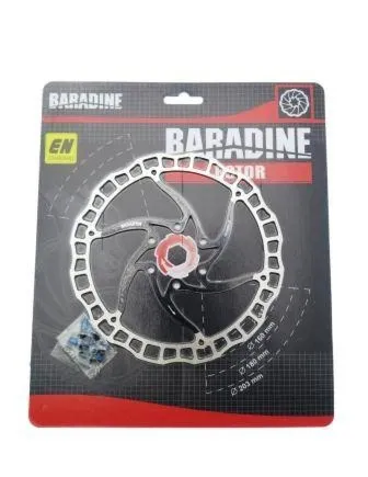 Tarcza hamulca Baradine DB-07D 180 mm 111g 42 HRC czarna