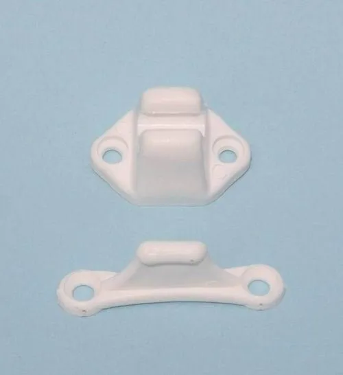 Zabezpieczenie drzwi plastikowe białe - Fawo