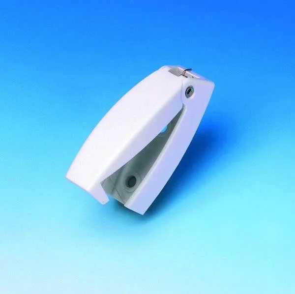 Blokada drzwi plastikowa biała - Fawo