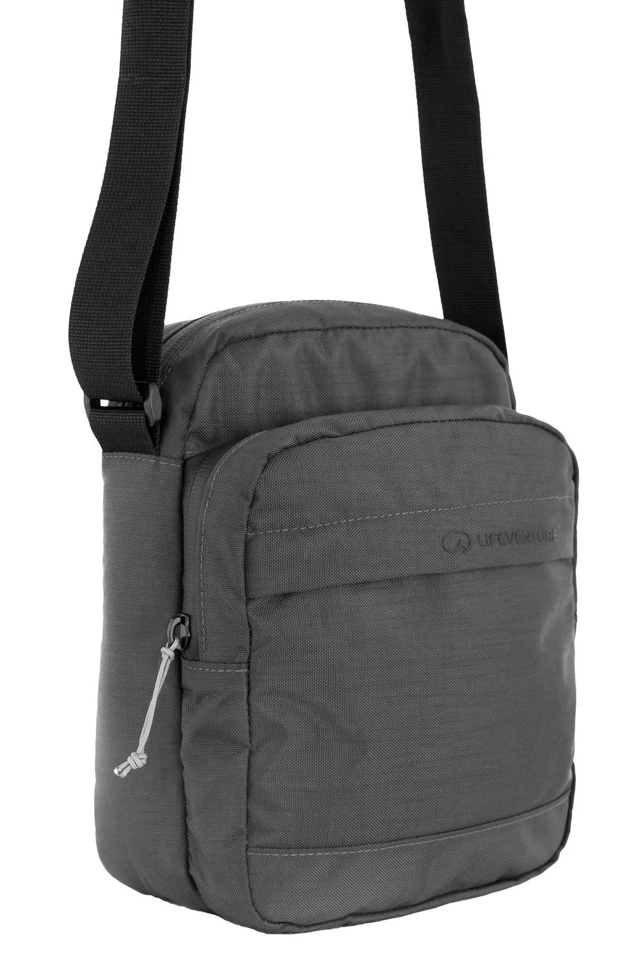 Saszetka Lifeventure Recycled RFiD Shoulder Bag - grey