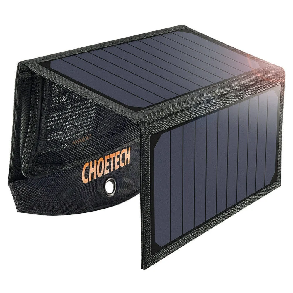 Choetech SC001 składana ładowarka solarna 19W 2xUSB