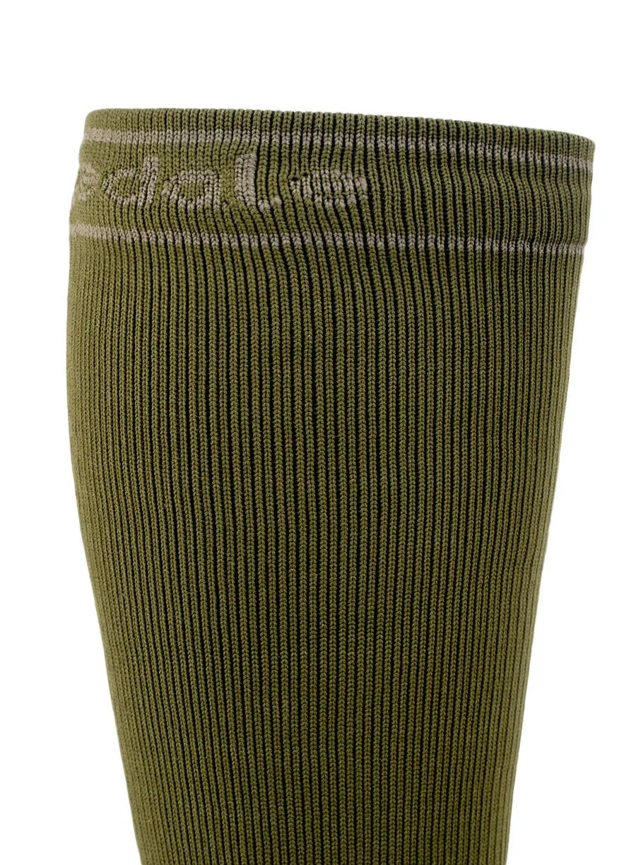 Skarpety wodooszczelne Bridgedale StormSock Heavy Knee - olive/black