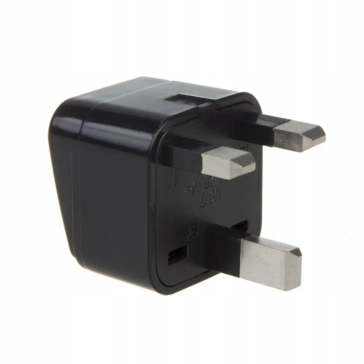 Adapter gniazda Maclean MCE154 - EU na UK - Czarny