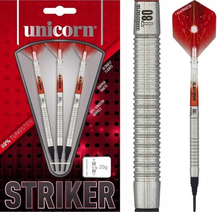 Rzutki Unicorn Striker 80% tungsten 20g soft tip 25041