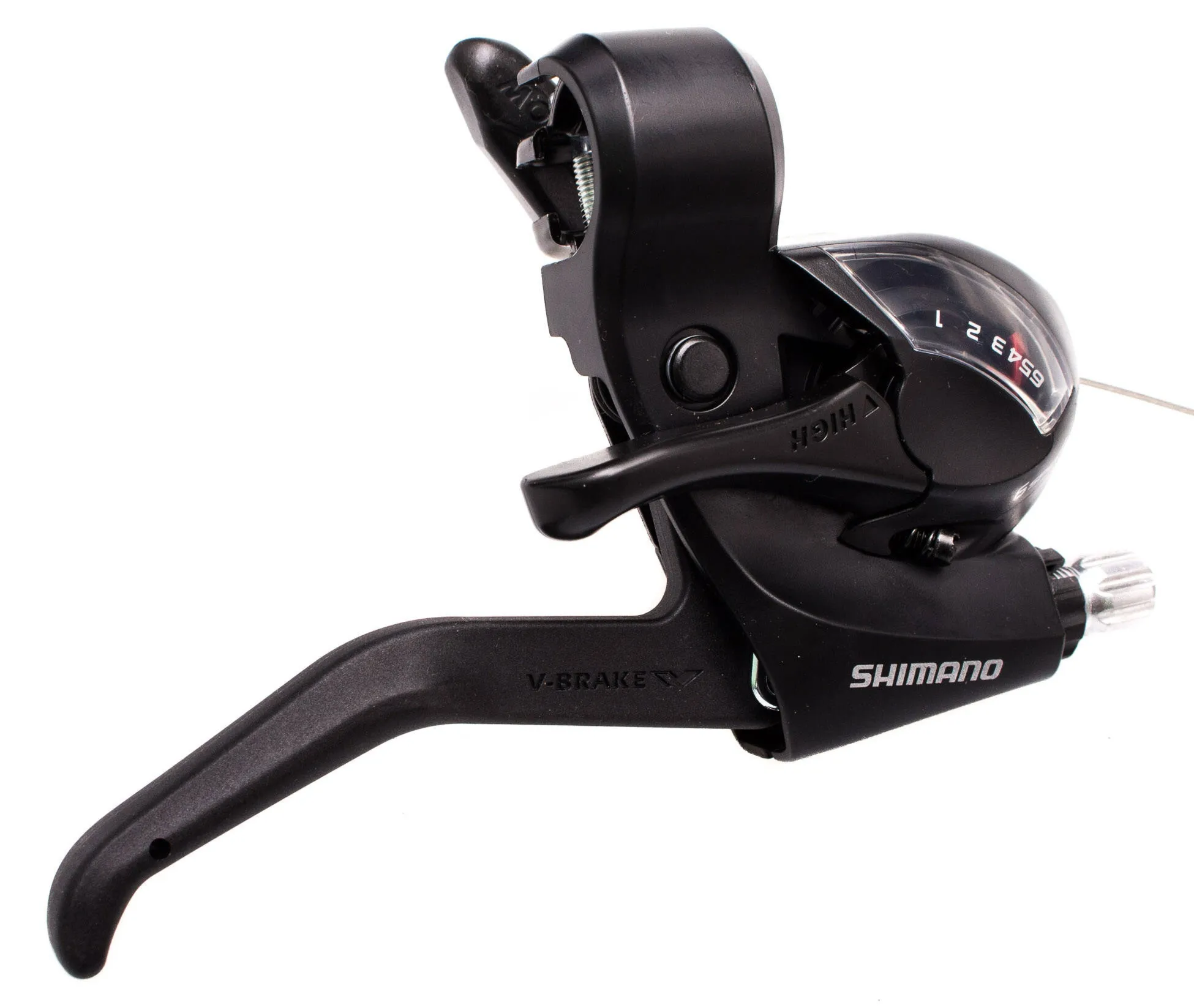 Prawa dźwignia przerzutki hamulca STEF 41 6-rzędowa - czarna