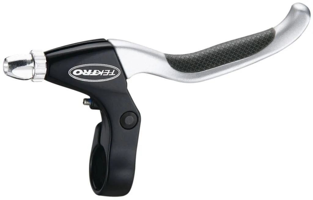 Dźwignia hamulca Tektro CL-530-TS City V-Brake na 4 palce czarno-srebrne