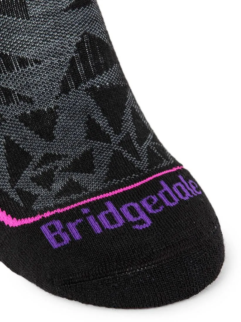 Skarpety narciarskie Bridgedale Ski Midweight Merino P - bl/fluo pink