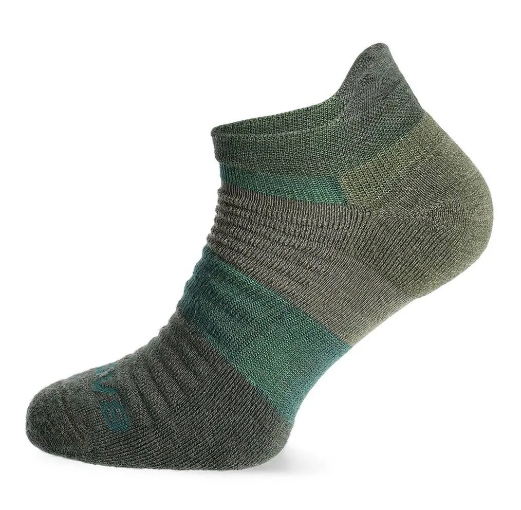 Skarpety merino Inov-8 Merino Low Sock - dark green/melange