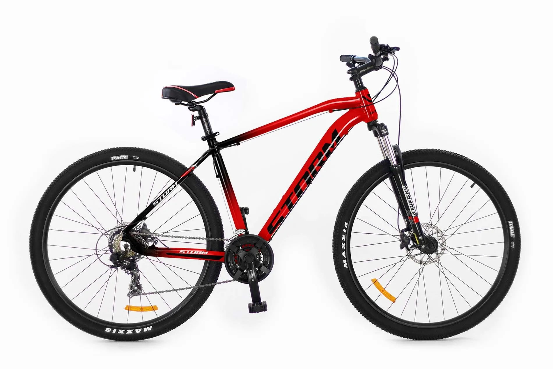 Rower Storm MTB 29" SHARK 2.0 2 x HYDRAULIC 17" czerwono-czarny