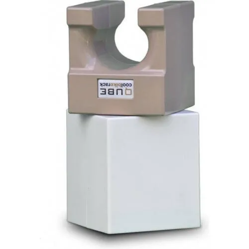 Rowerowy wieszak ścienny QUBE XS COOL BIKE RACK biało-beżowy