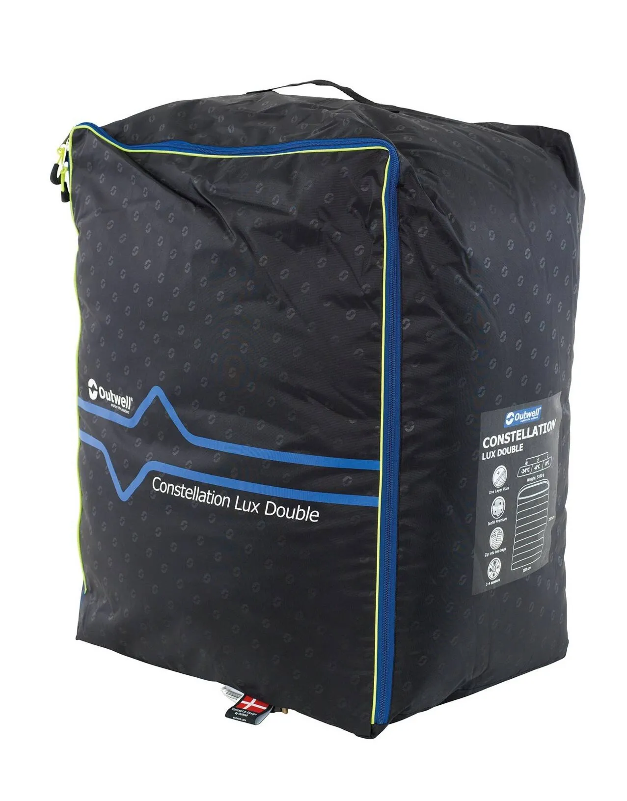 Śpiwór podwójny Outwell Constellation Lux Double (195 cm) - brown