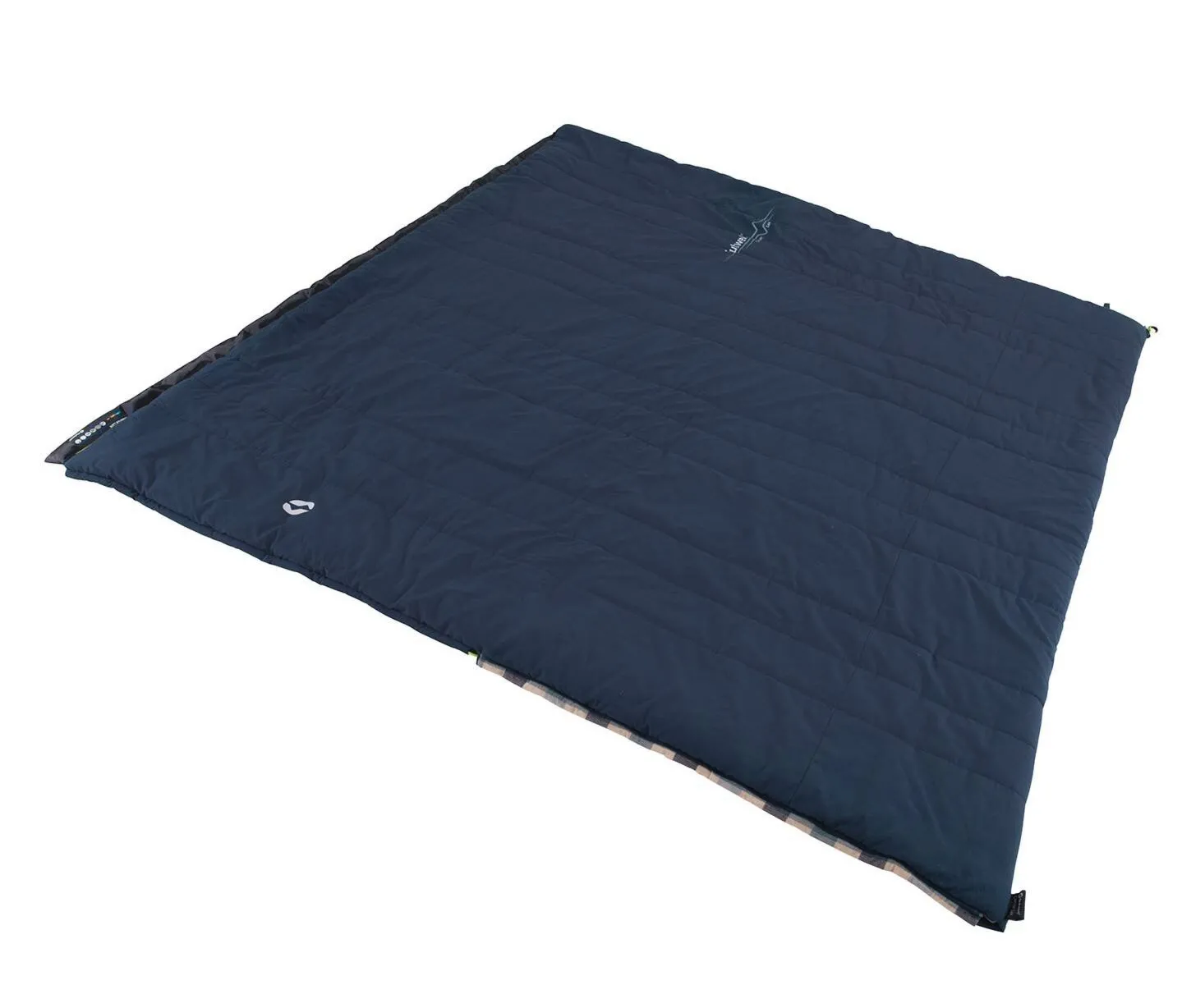 Śpiwór syntetyczny Outwell Camper Lux (200 cm) - blue