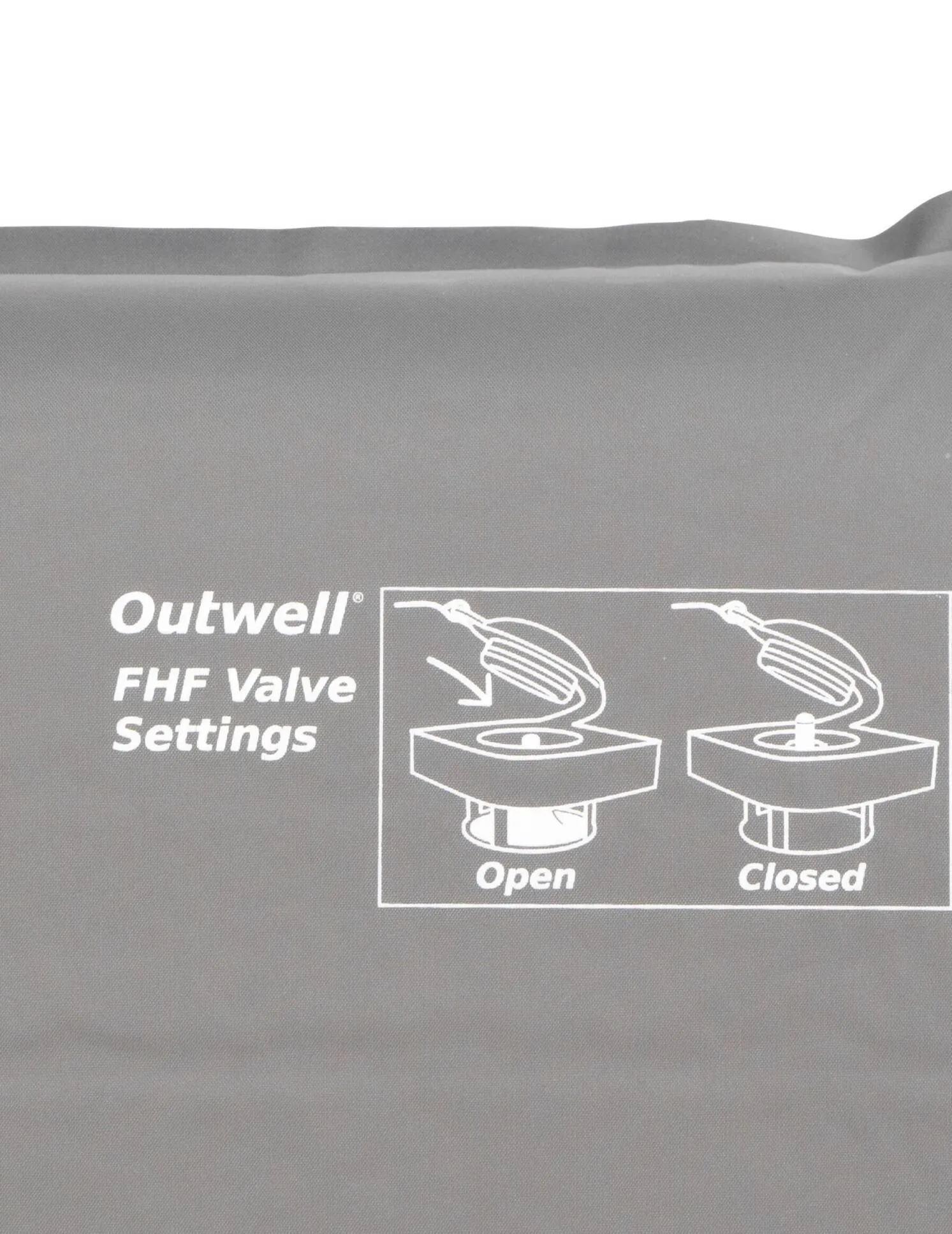 Mata samopompująca Outwell Sleepin Double 7.5 cm - black/grey