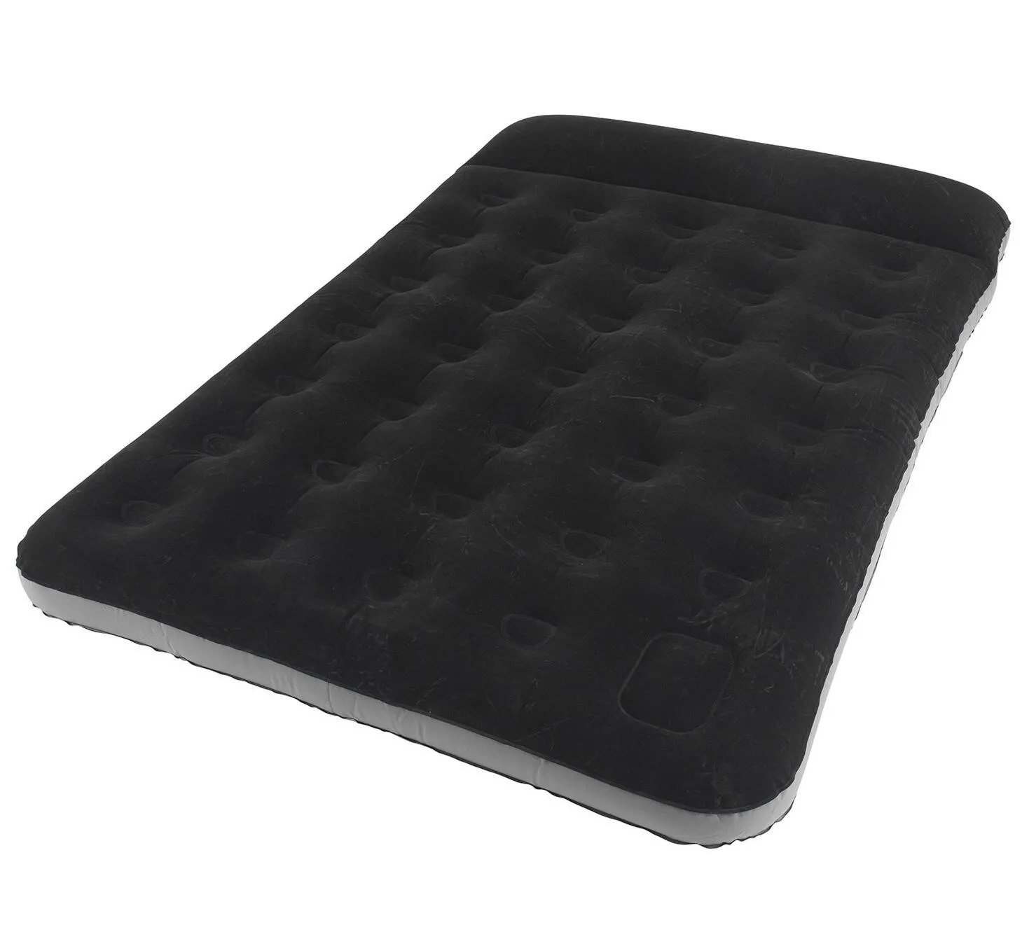 Materac dmuchany Outwell Classic w/pillow & Pump Double - black/grey