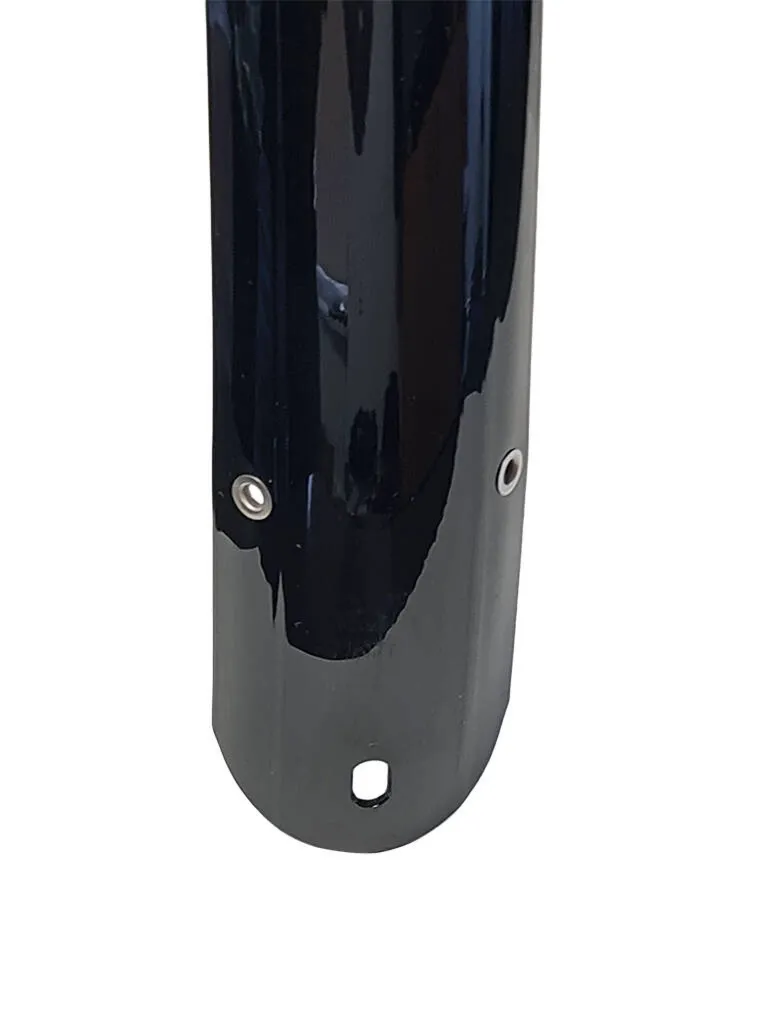 Błotniki Orion 26"x 53 mm czarny kpl. z chlapaczem, punkty na przewody