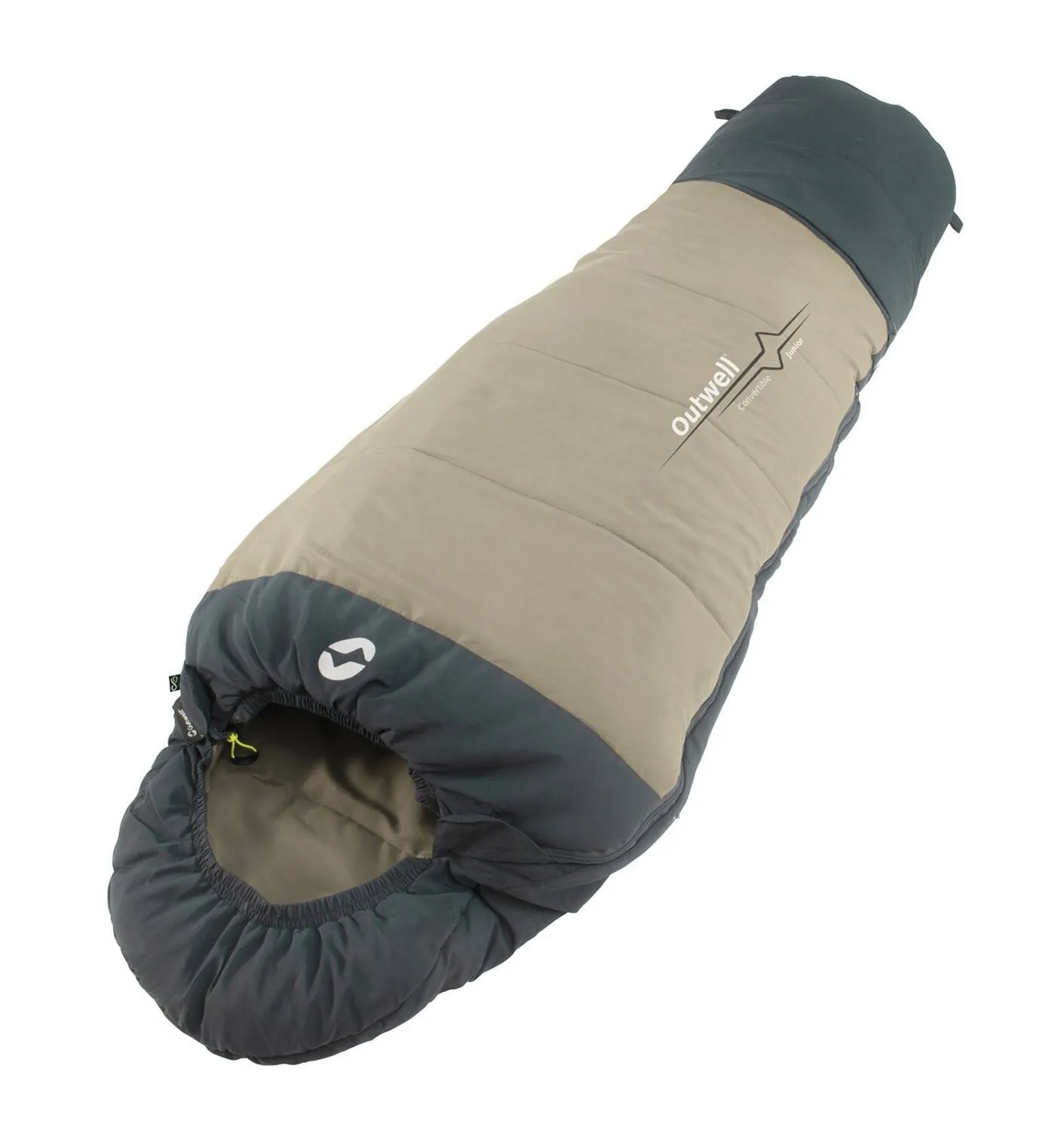 Śpiwór dla dziecka Outwell Convertible Junior (120-150 cm) - olive/navy