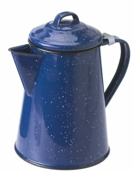 Emaliowany imbryk Dzbanek GSI COFFEE POT 6 CUP - BLUE 1,2L