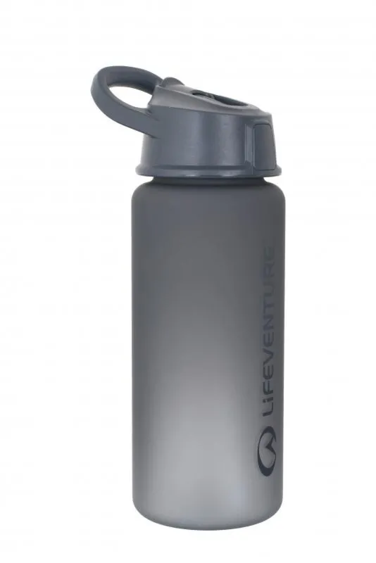 Butelka treningowa Lifeventure Flip-Top Water Bottle 750 ml - szara