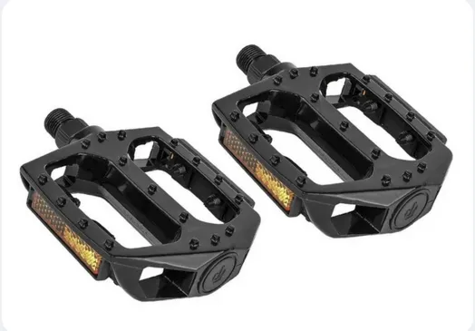 Pedały BMX aluminiowe FP-965-N 1/2" czarne łożyska kulkowe