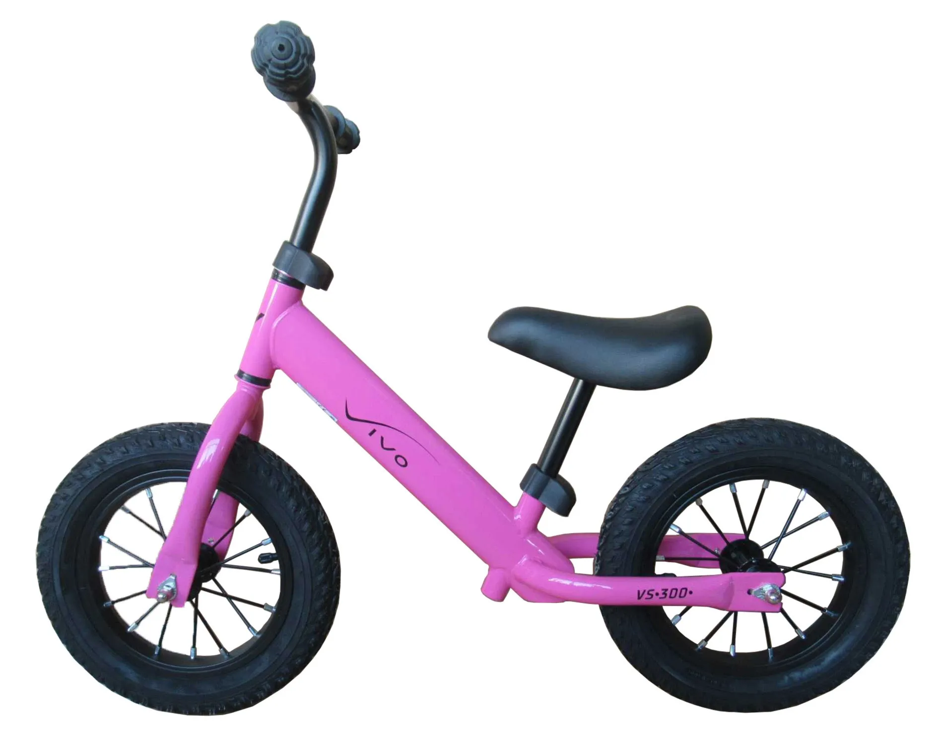 Rowerek biegowy Vivo VS300 12" pompowane koła pink