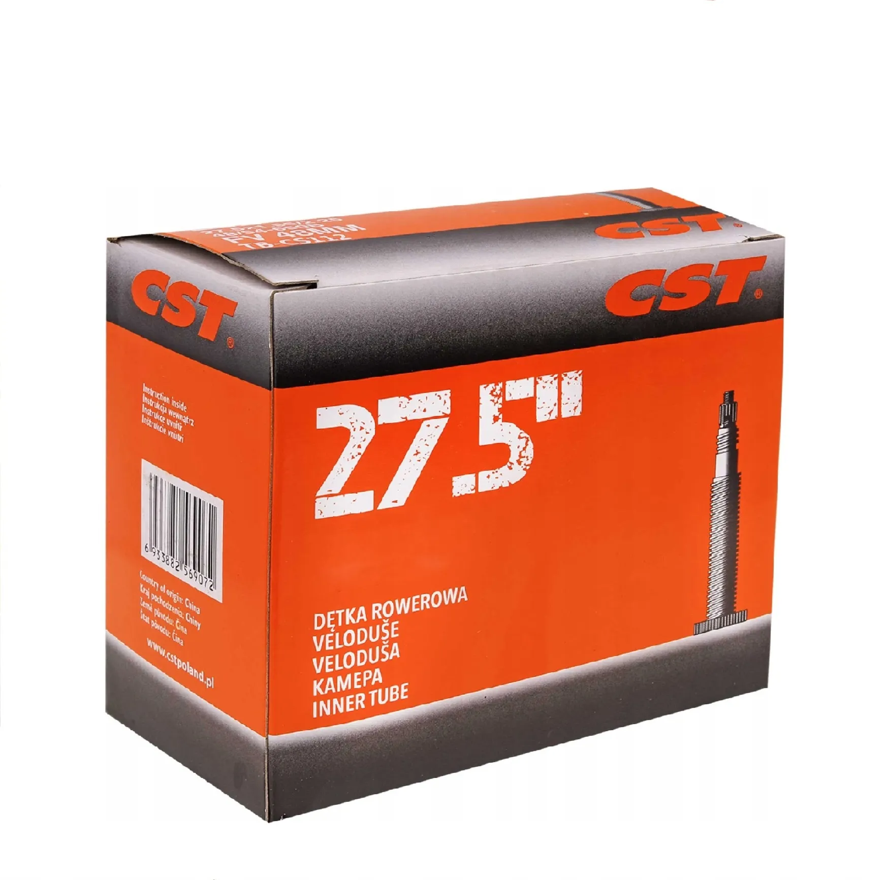 Dętka CST 27,5" x 2,70-3,00 FV-48mm Presta TB-CS141