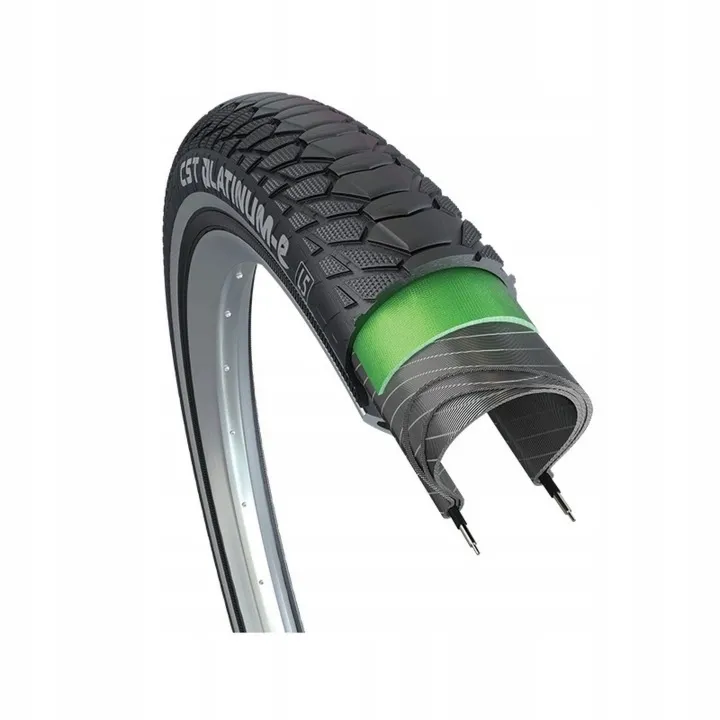 Opona CST 28"x2,15 CTC-17 TR-CS667 Platinium E-Bike EPS LDP3 2L 60 TPI Premium czarna reflex