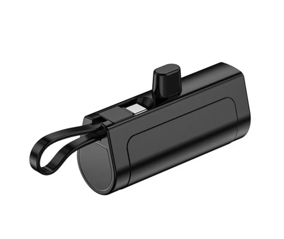 Powerbank kieszonkowy 5000mAh z wbudowanymi złączami USB-C POWERNEED