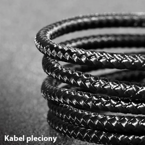 Kabel magnetyczny USAMS U-Sure 3w1 lightning microUSB/USB-C 1m czarny