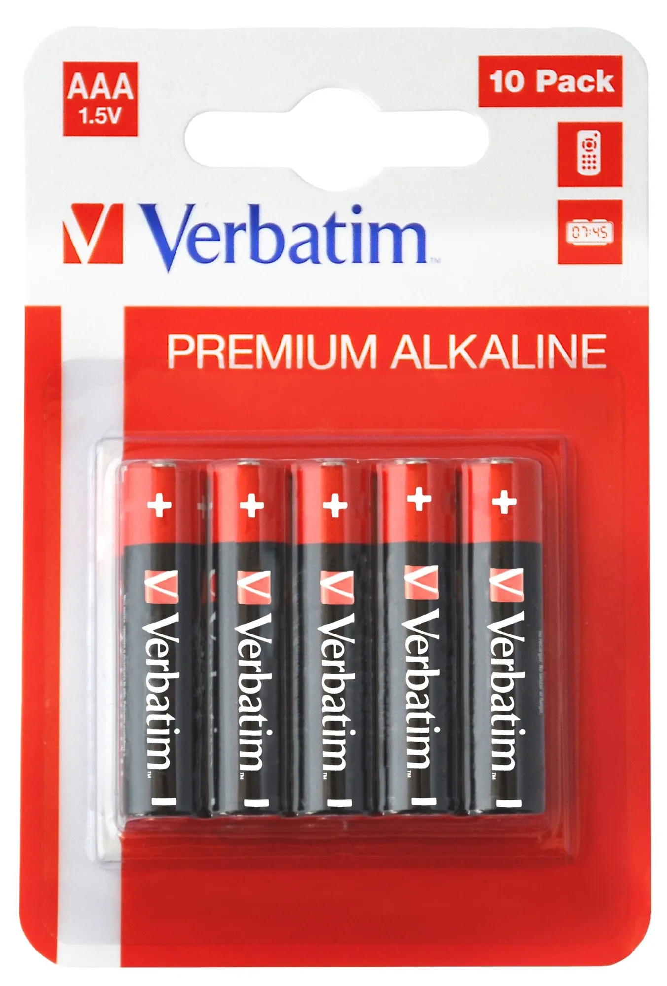Baterie alkaliczne Verbatim AAA (10 szt)