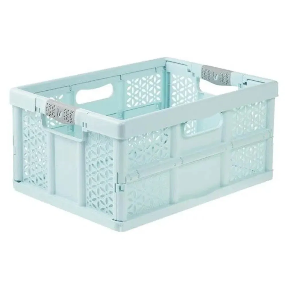 Keeeper Lea Aquamarine 32L kosz składany z miękkimi uchwytami