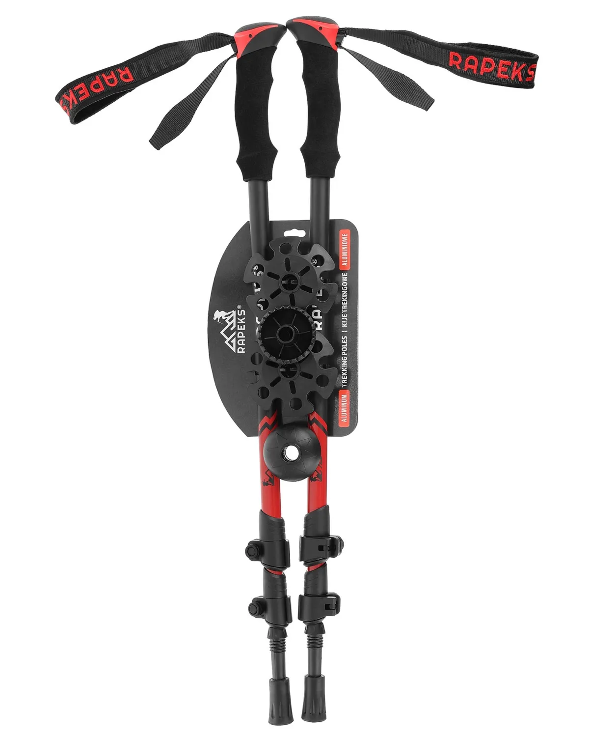 Kije trekkingowe RAPEKS TREK LIGHT (czerwone)