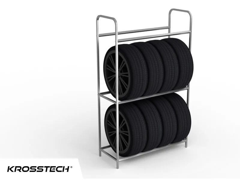 Stojak, półka na opony, koła z felgami MAX PION-12 ocynk