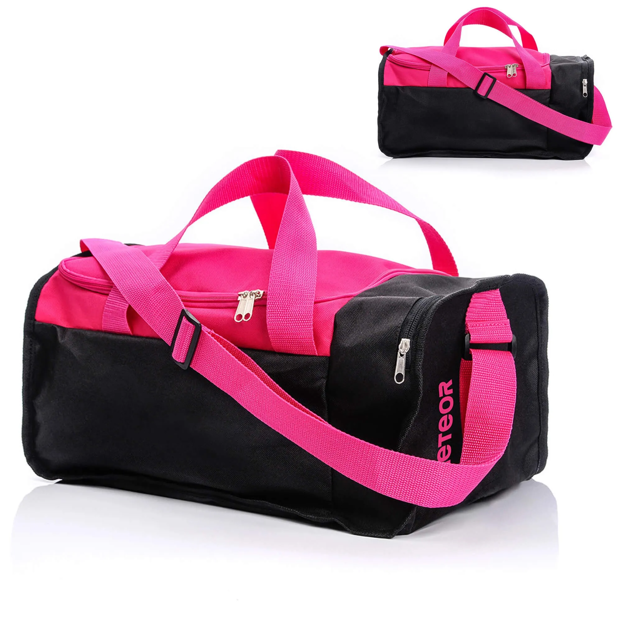 Torba fitness Meteor Nepr 20 l różowy/czarny