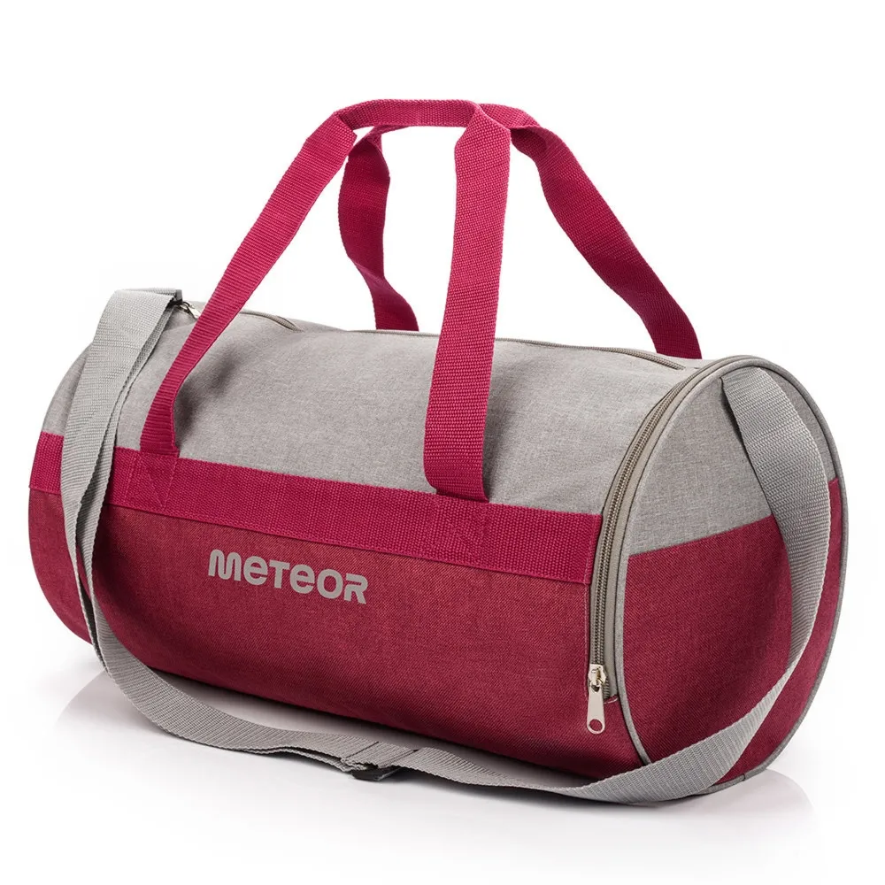 Torba fitness Meteor Siggy 25 l purpurowy/szary