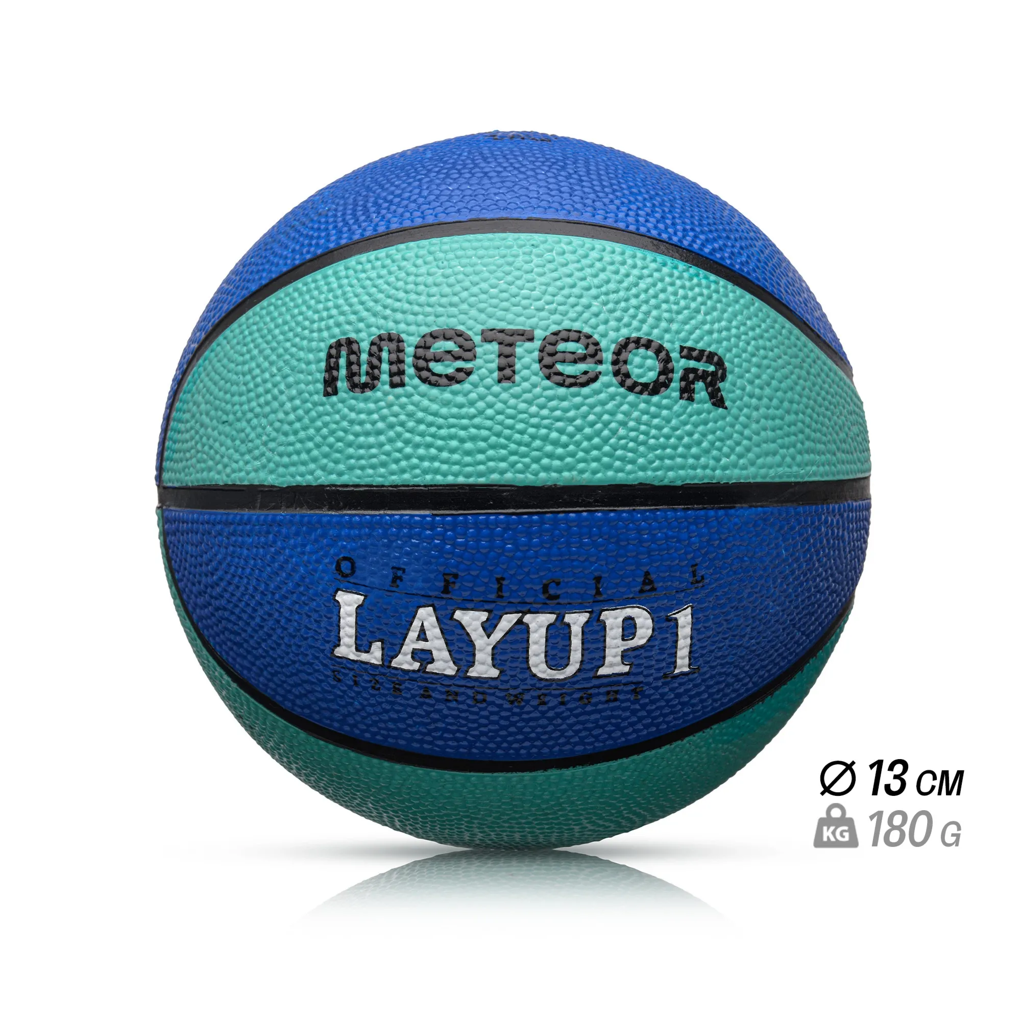 Piłka koszykowa Meteor Layup 1 niebieski