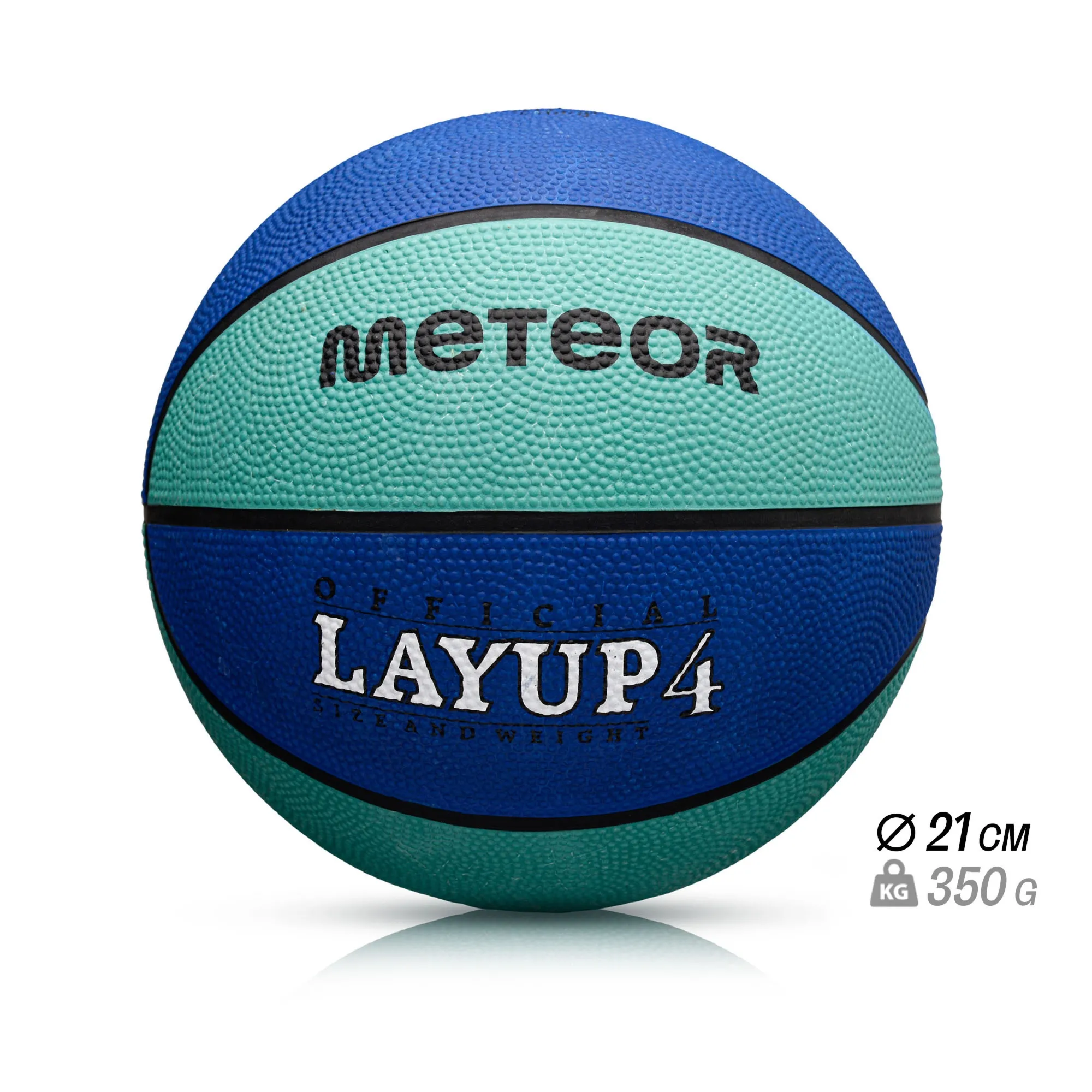 Piłka koszykowa Meteor Layup 4 niebieski