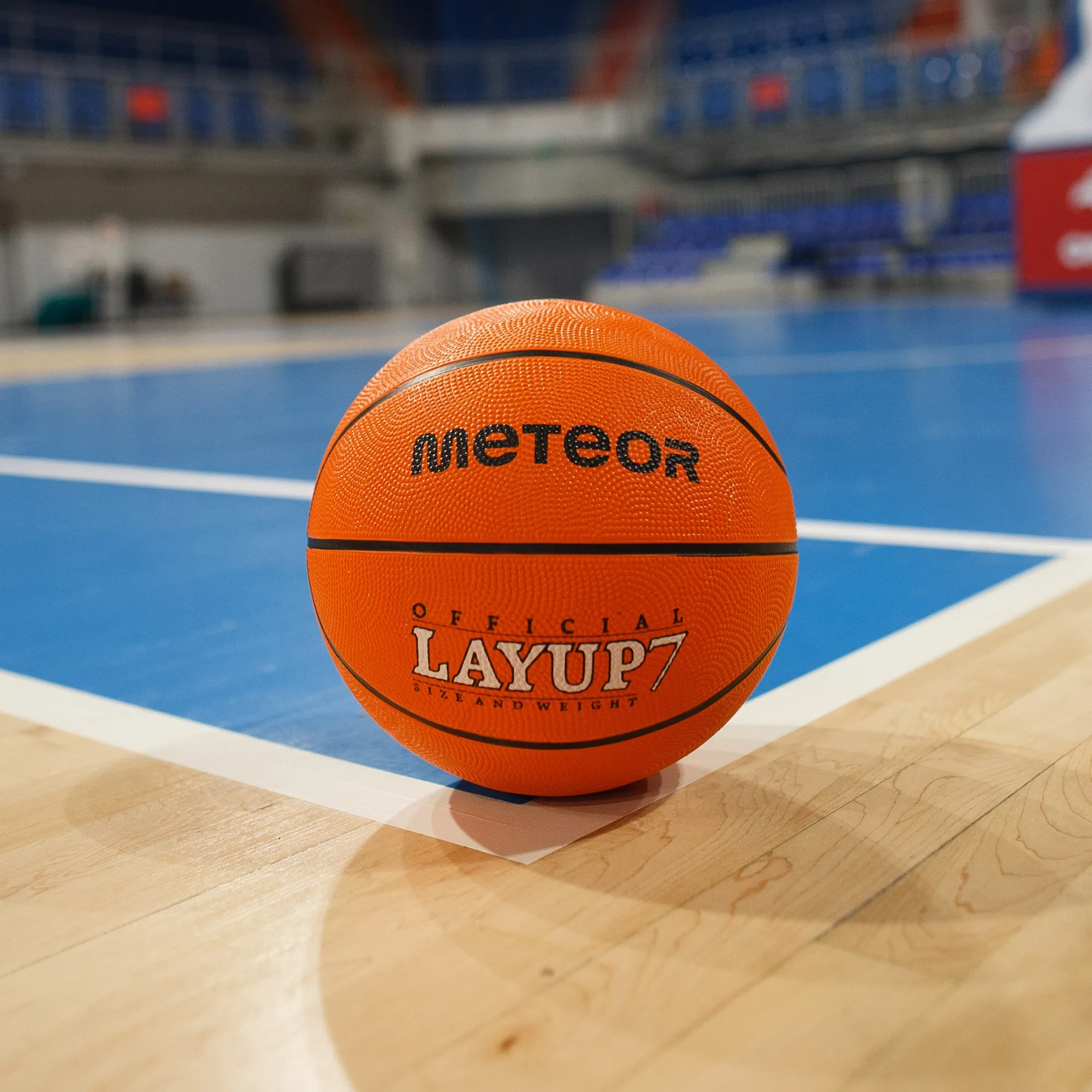 Piłka koszykowa Meteor Layup 7 pomarańczowy