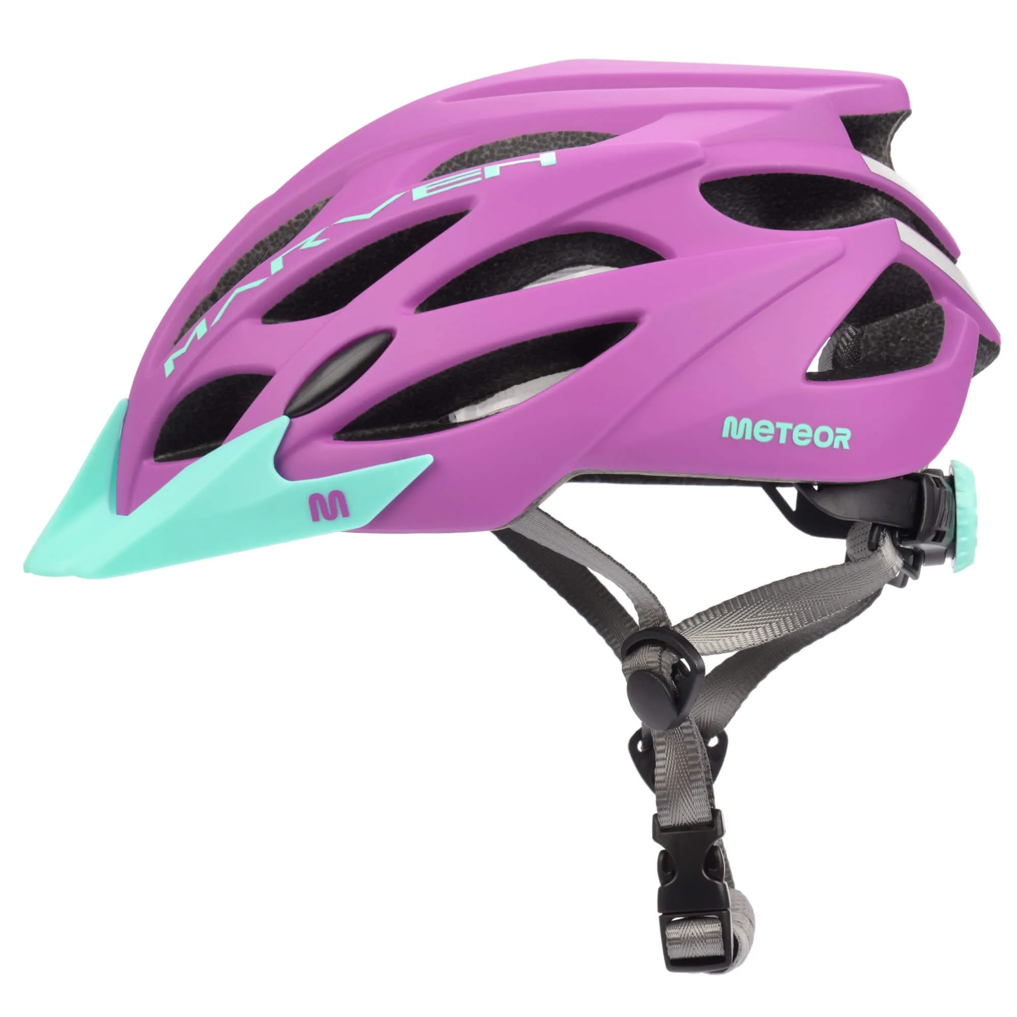 Kask rowerowy Meteor Marven L 58-61 cm fioletowy