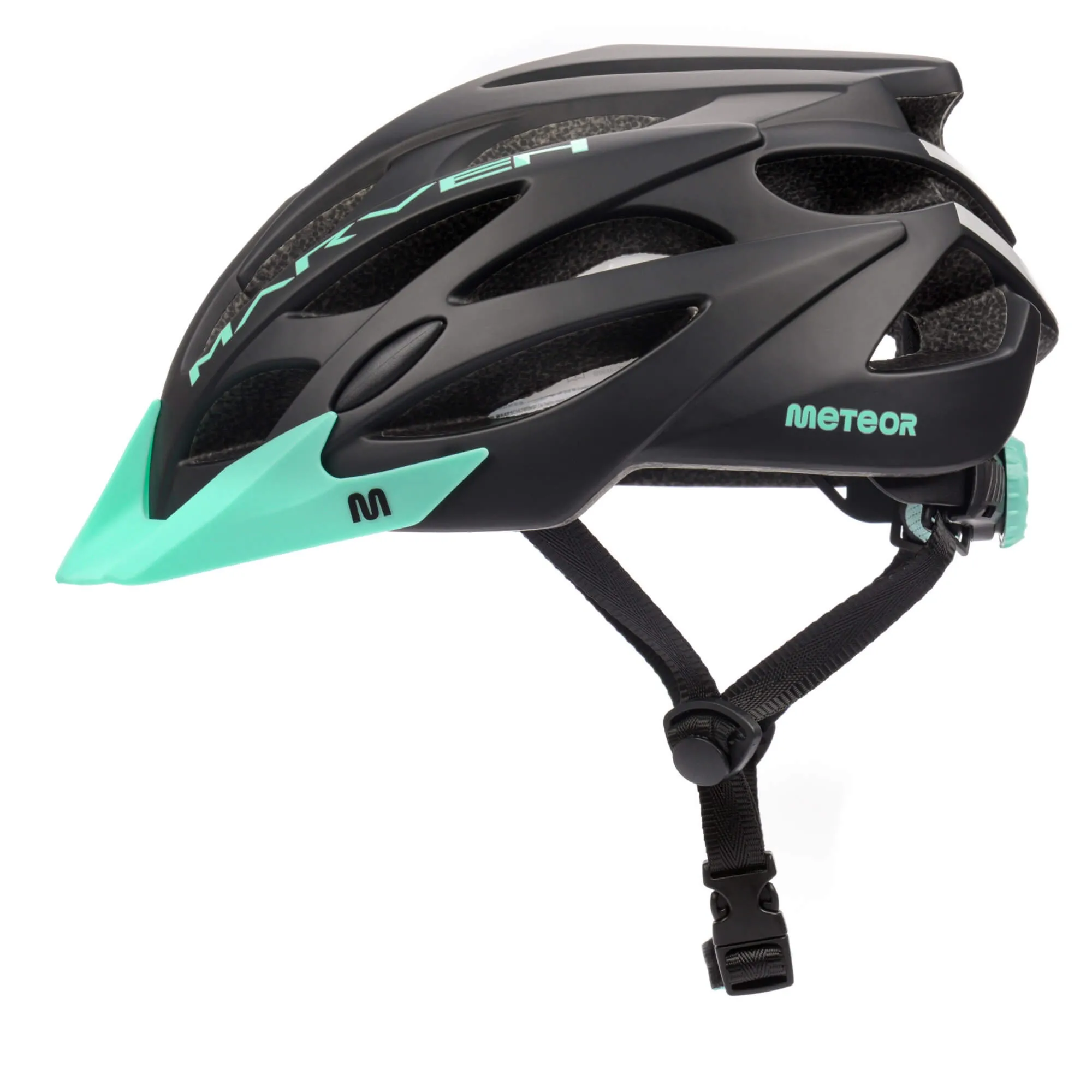 Kask rowerowy Meteor Marven M 55-58 cm czarny/miętowy